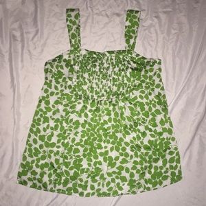 George leaf design tank top with straps